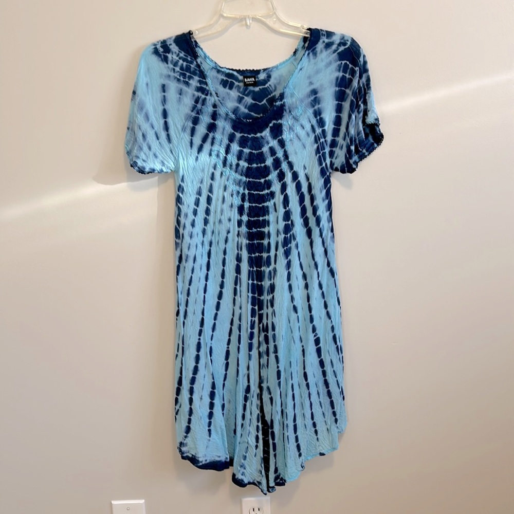 Lightweight tiedyed dress by Bawa Canada, women’s, size M-L.